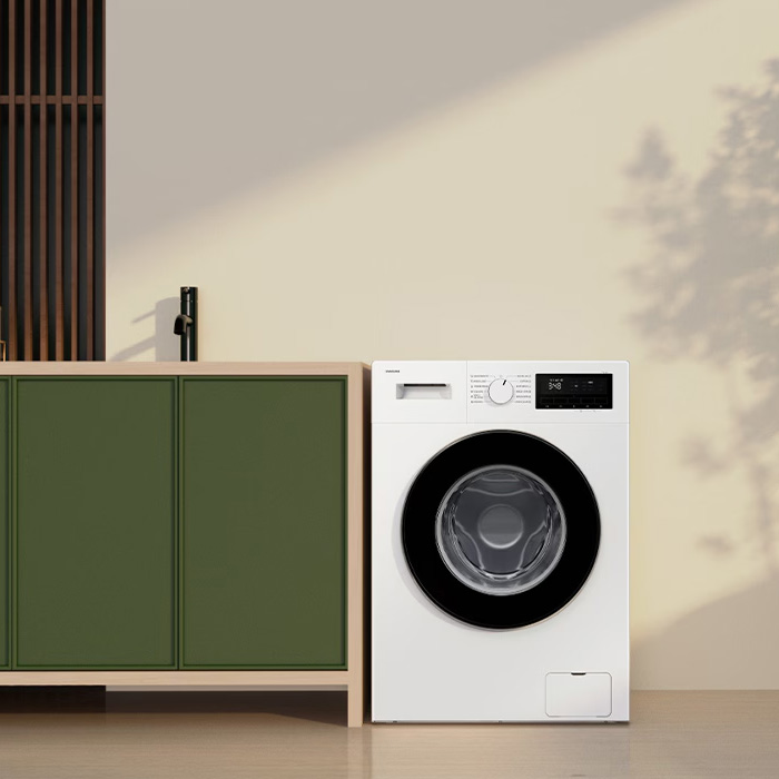 Samsung Mesin Cuci Front Loading Hygiene Steam 8 Kg - WW80FG3M05AWSE | WW80 FG3M05 AWSE